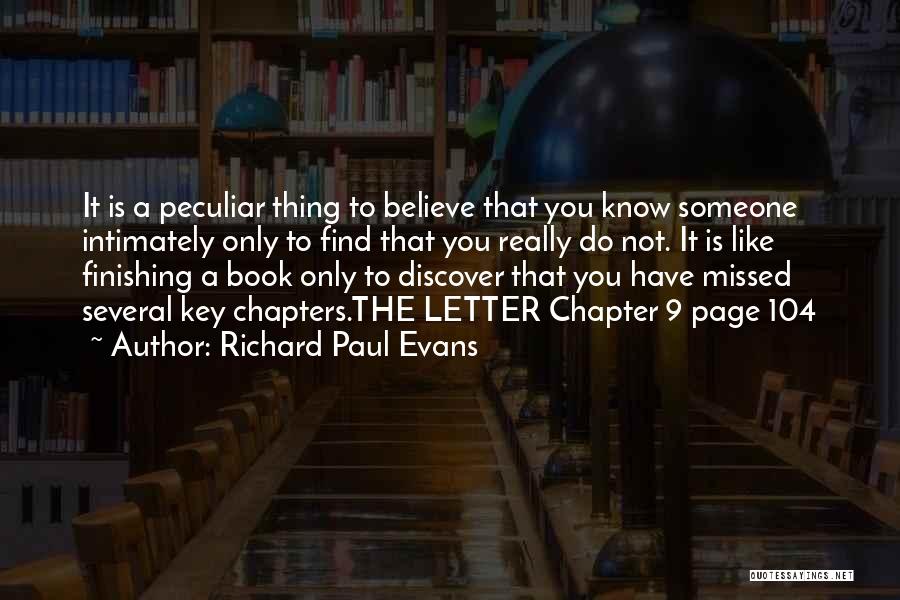 Book Chapters Quotes By Richard Paul Evans