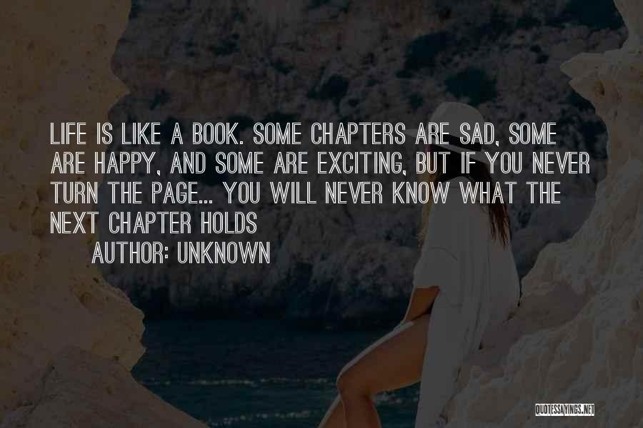 Book Chapters Quotes By Unknown