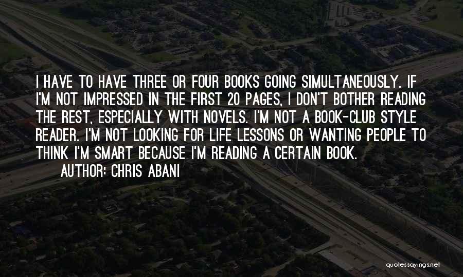 Book Club Reading Quotes By Chris Abani