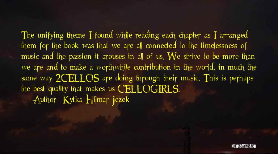 Book Club Reading Quotes By Kytka Hilmar-Jezek