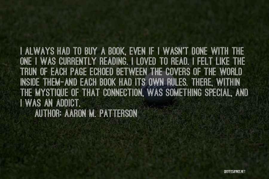 Book Covers Quotes By Aaron M. Patterson