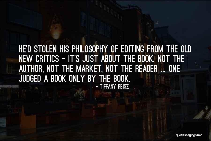 Book Critics Quotes By Tiffany Reisz Book Critics Quotes By Tiffany Reisz