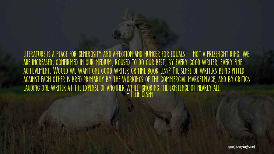 Book Critics Quotes By Tillie Olsen Book Critics Quotes By Tillie Olsen