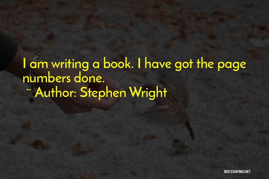 Book Done Quotes By Stephen Wright