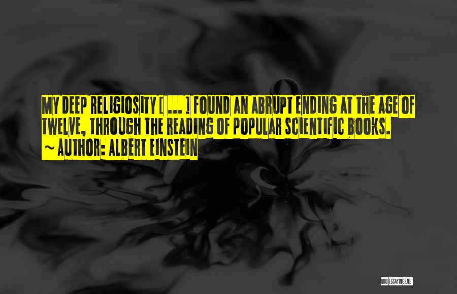 Book Ending Quotes By Albert Einstein