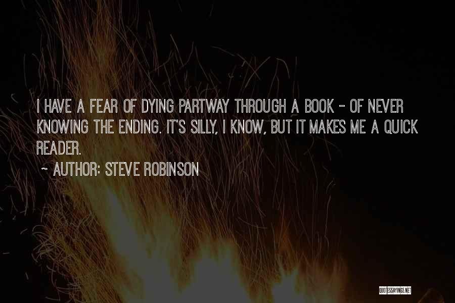 Book Ending Quotes By Steve Robinson