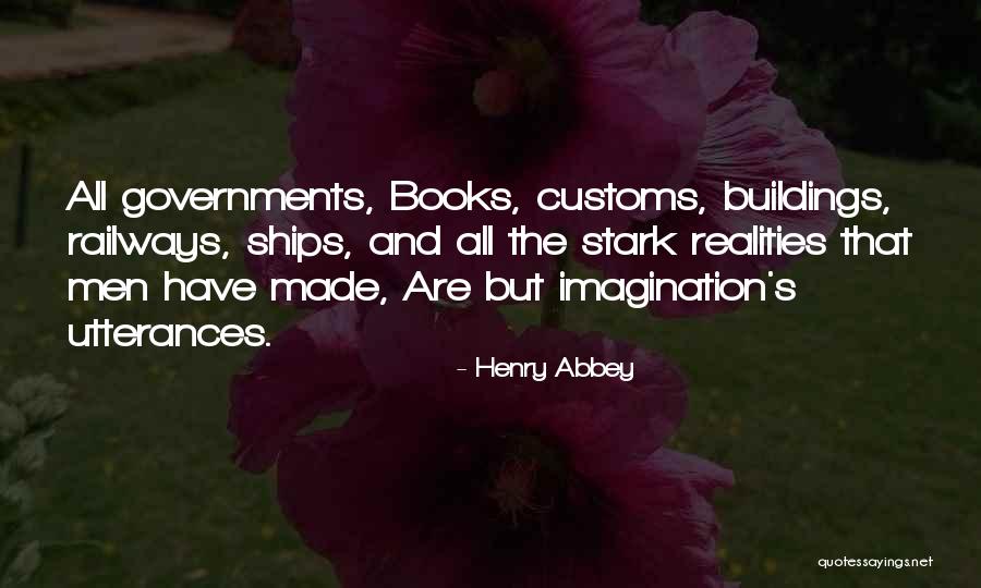 Book Imagination Quotes By Henry Abbey