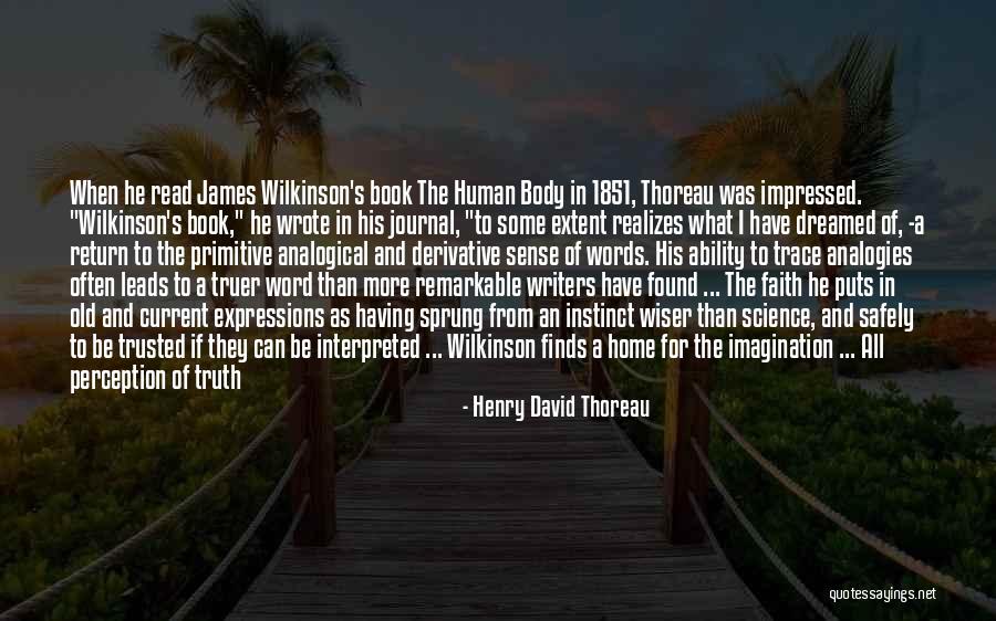 Book Imagination Quotes By Henry David Thoreau