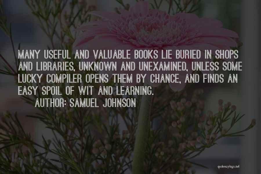 Book Learning Quotes By Samuel Johnson