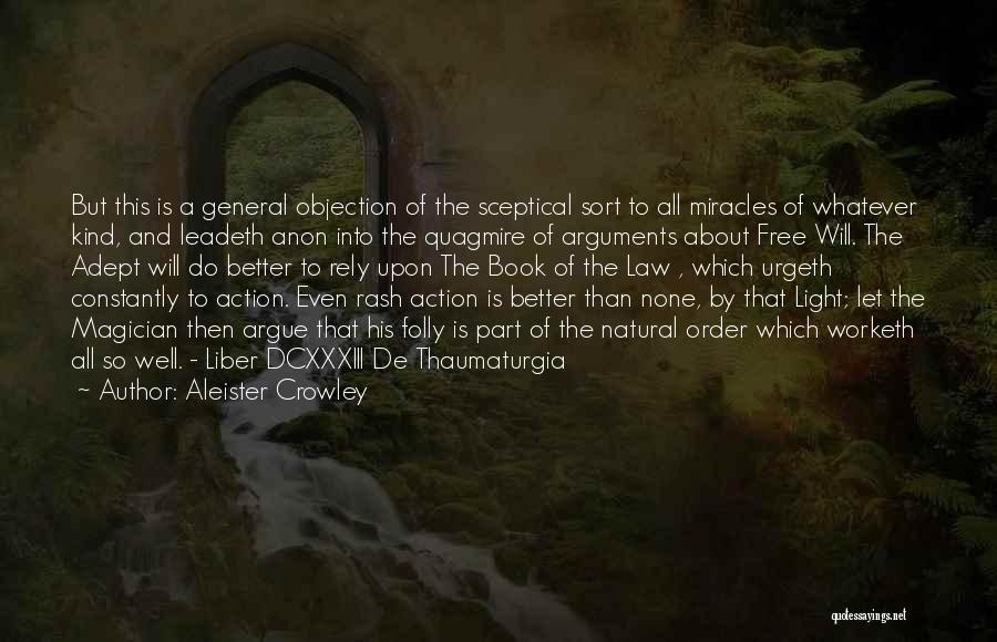 Book Light Quotes By Aleister Crowley