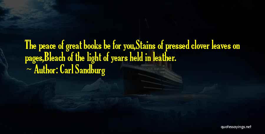 Book Light Quotes By Carl Sandburg