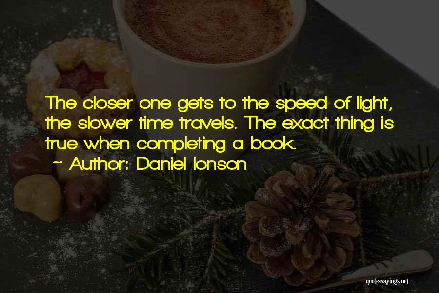 Book Light Quotes By Daniel Ionson