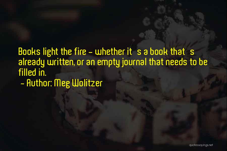 Book Light Quotes By Meg Wolitzer