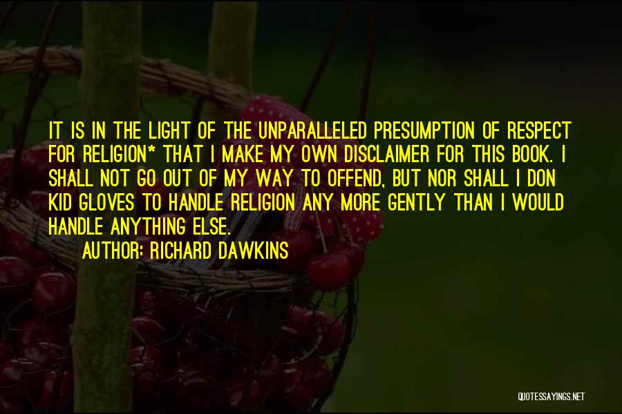 Book Light Quotes By Richard Dawkins