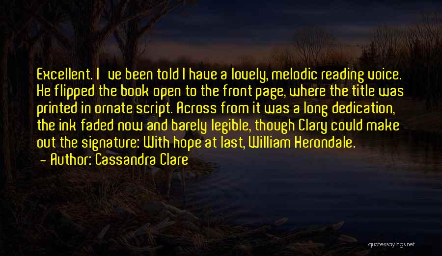 Book Long Quotes By Cassandra Clare