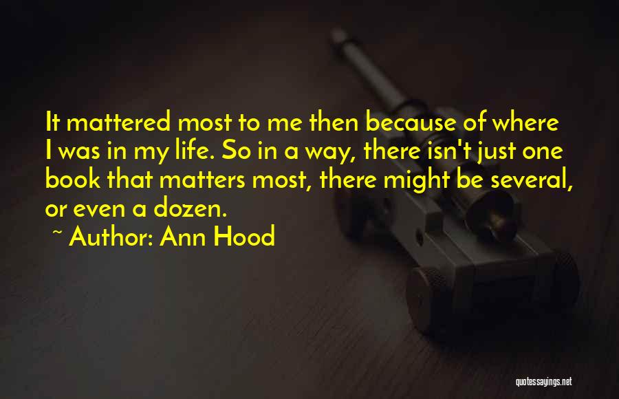 Book Lovers Quotes By Ann Hood