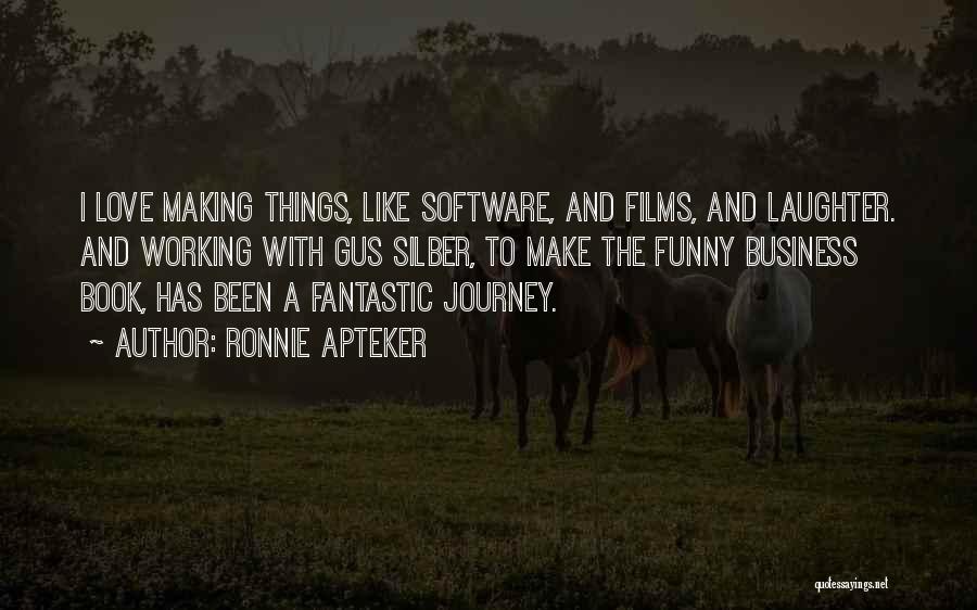 Book Making Quotes By Ronnie Apteker