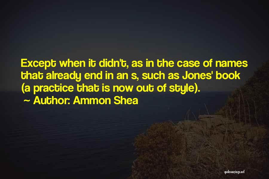 Book Names Quotes By Ammon Shea