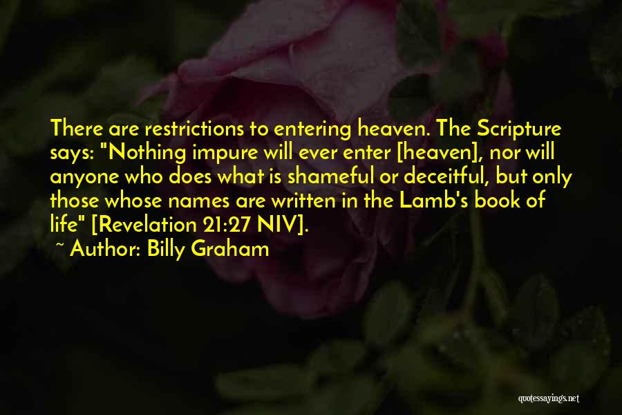 Book Names Quotes By Billy Graham