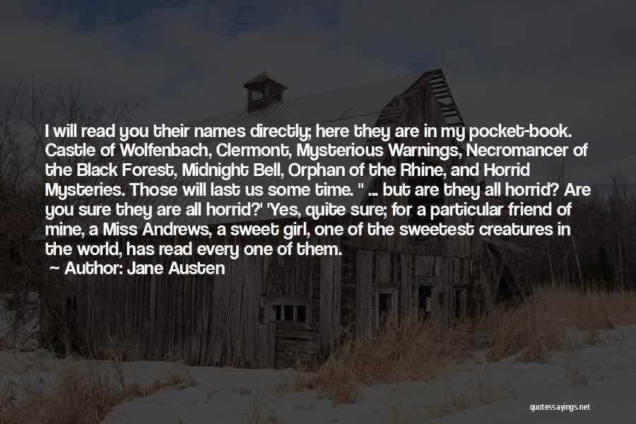 Book Names Quotes By Jane Austen