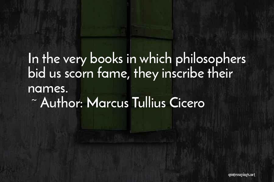 Book Names Quotes By Marcus Tullius Cicero