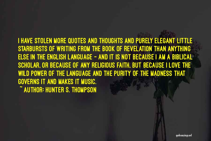 Book Of Biblical Quotes By Hunter S. Thompson