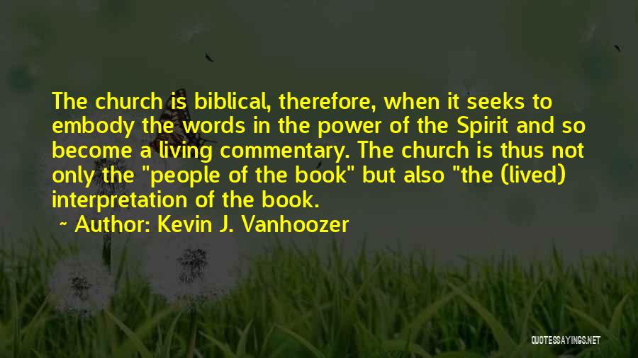 Book Of Biblical Quotes By Kevin J. Vanhoozer