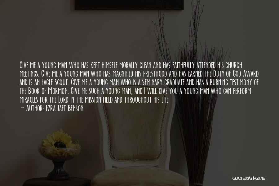 Book Of Ezra Quotes By Ezra Taft Benson