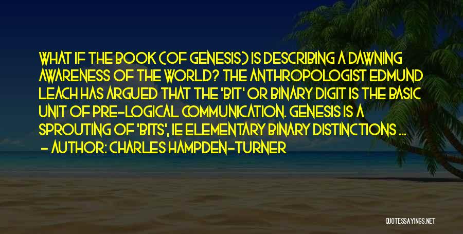 Book Of Genesis Quotes By Charles Hampden-Turner