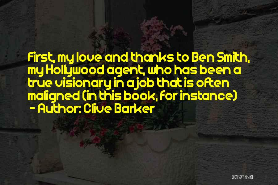 Book Of Job Love Quotes By Clive Barker