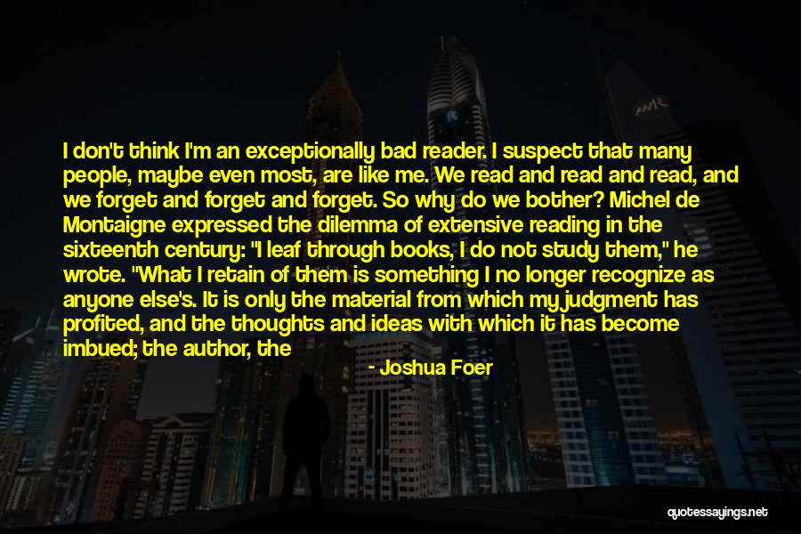 Book Of Joshua Quotes By Joshua Foer Book Of Joshua Quotes By Joshua Foer
