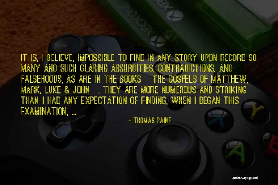 Book Of Luke Quotes By Thomas Paine Book Of Luke Quotes By Thomas Paine
