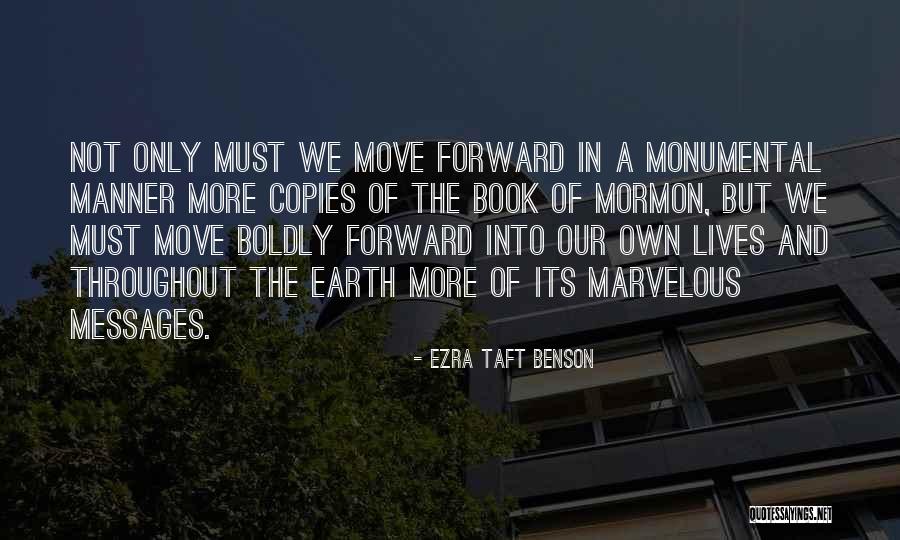 Book Of Mormon Quotes By Ezra Taft Benson