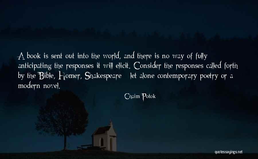 Book Of Poetry Quotes By Chaim Potok Book Of Poetry Quotes By Chaim Potok