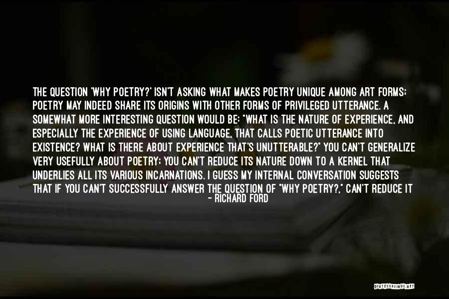 Book Of Poetry Quotes By Richard Ford Book Of Poetry Quotes By Richard Ford