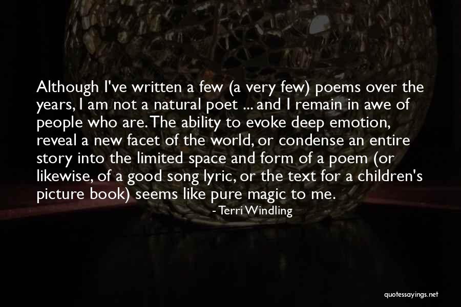 Book Of Poetry Quotes By Terri Windling Book Of Poetry Quotes By Terri Windling