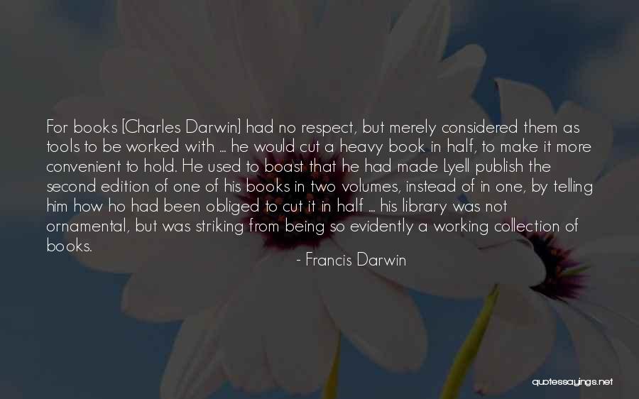Book Of Science Quotes By Francis Darwin Book Of Science Quotes By Francis Darwin