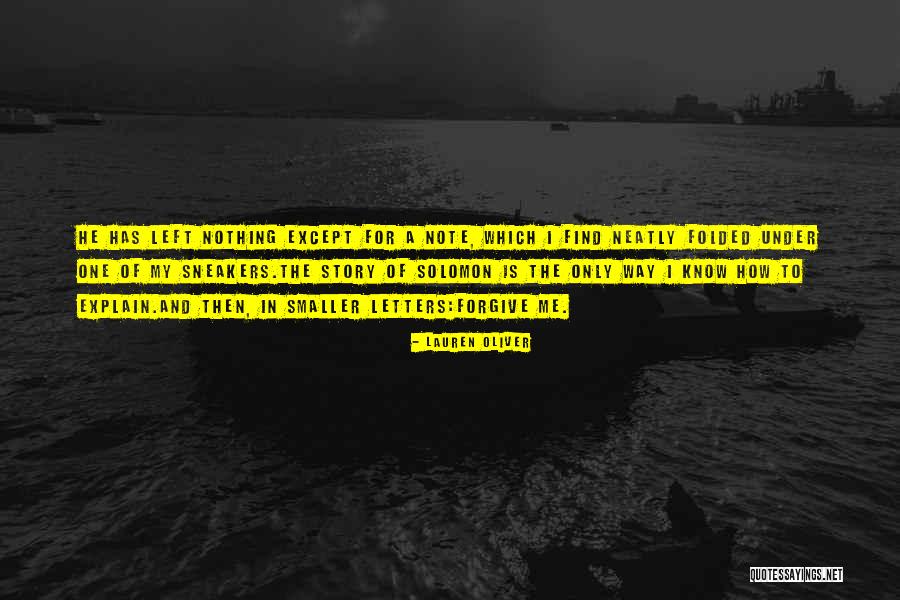 Book Of Solomon Quotes By Lauren Oliver Book Of Solomon Quotes By Lauren Oliver