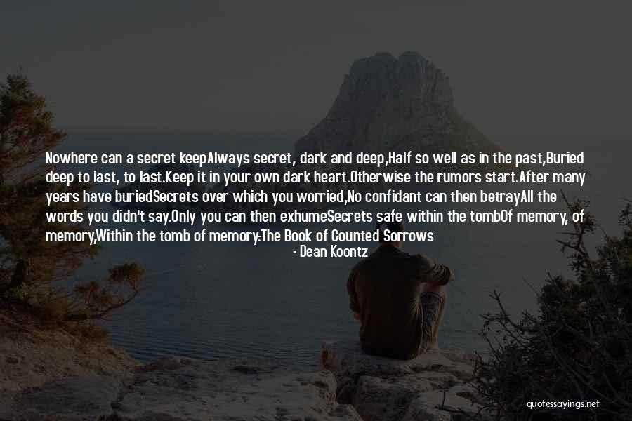 Book Of Sorrows Quotes By Dean Koontz