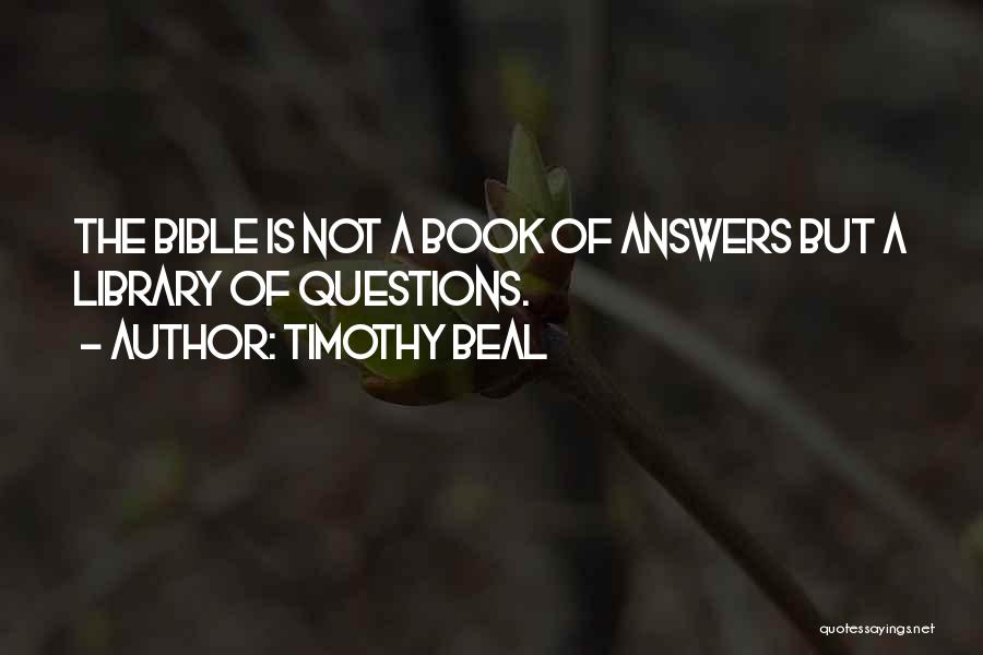 Book Of Timothy Quotes By Timothy Beal