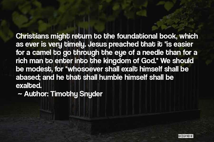 Book Of Timothy Quotes By Timothy Snyder