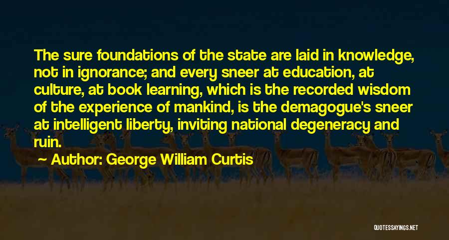 Book Of Wisdom Quotes By George William Curtis