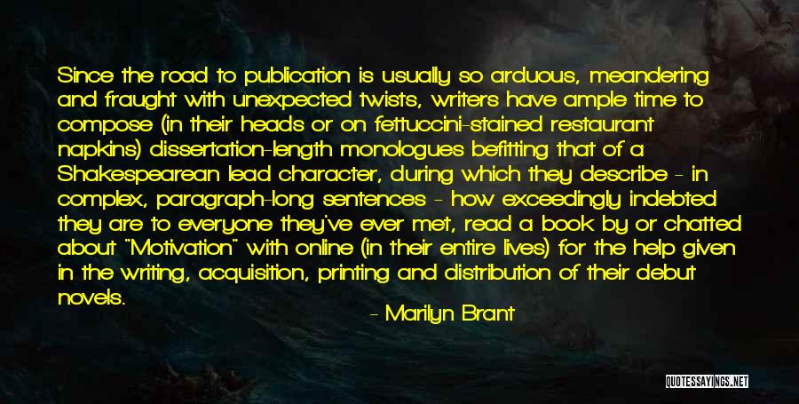 Book On The Road Quotes By Marilyn Brant