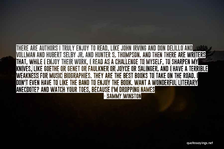 Book On The Road Quotes By Sammy Winston Book On The Road Quotes By Sammy Winston