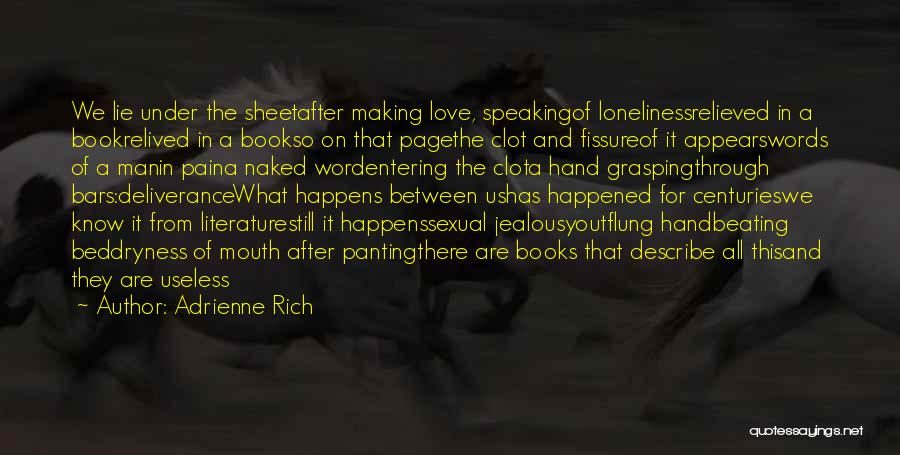 Book Page Love Quotes By Adrienne Rich