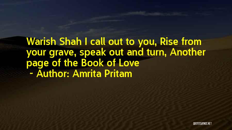 Book Page Love Quotes By Amrita Pritam