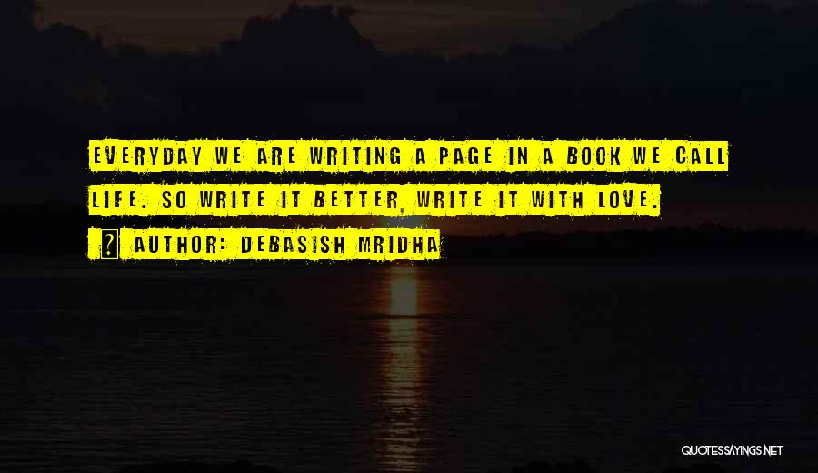 Book Page Love Quotes By Debasish Mridha