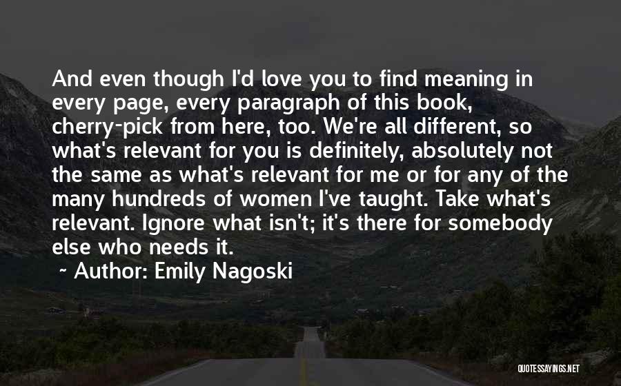 Book Page Love Quotes By Emily Nagoski