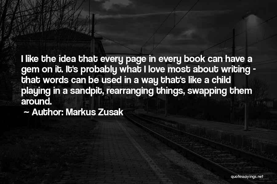 Book Page Love Quotes By Markus Zusak