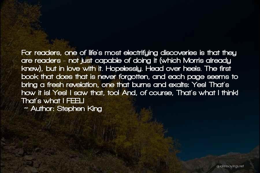 Book Page Love Quotes By Stephen King